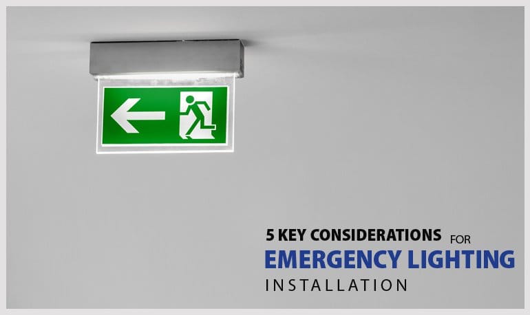 5 Key Considerations for Emergency Lighting Installation Image