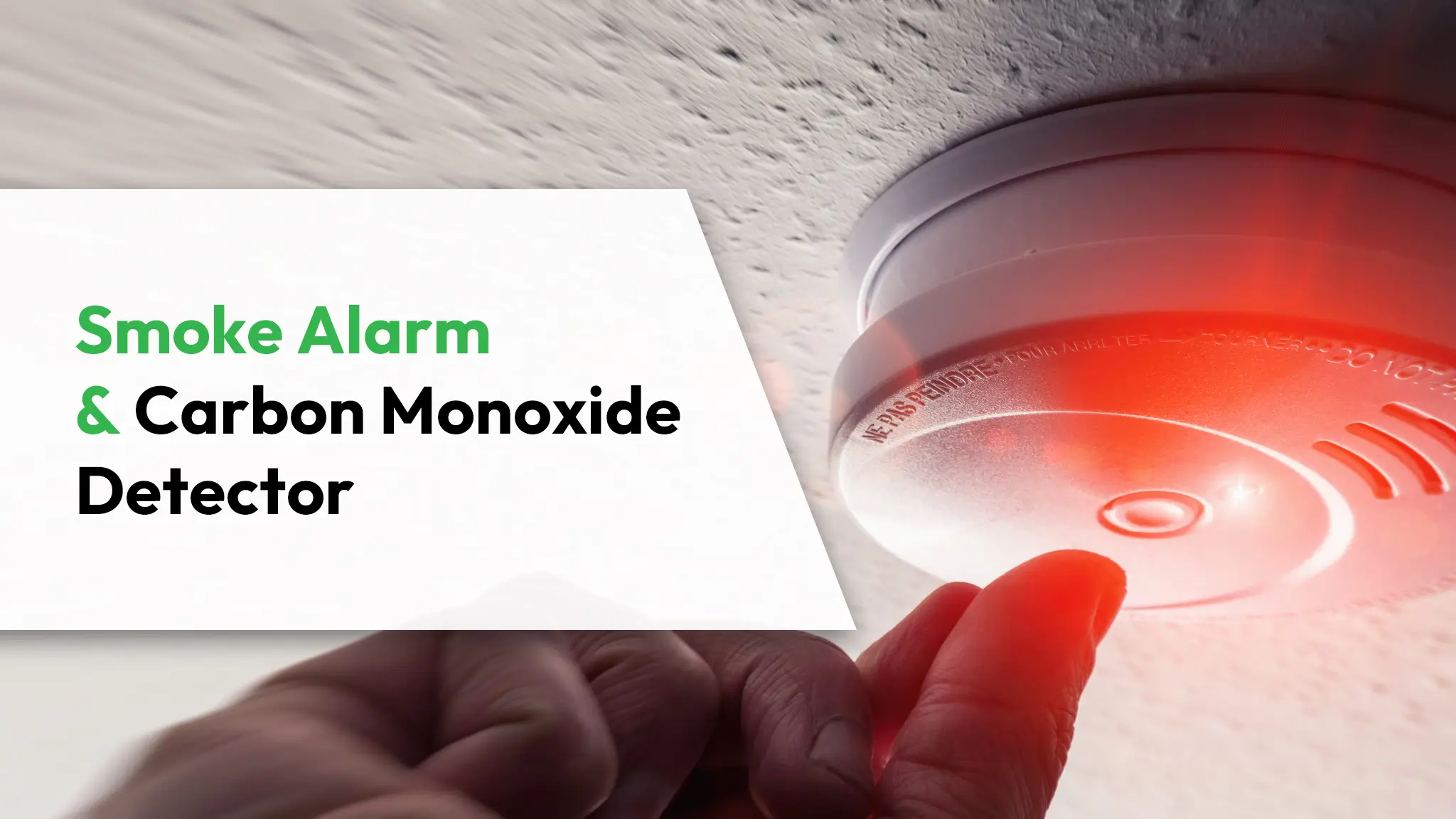Smoke Alarm And Carbon Monoxide Detector