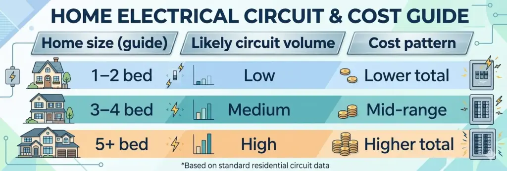 How Does House Rewire Cost Vary by Size