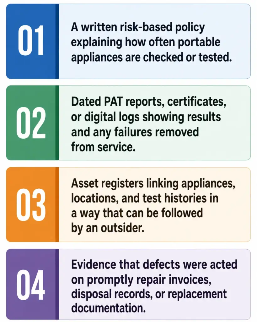 Proving PAT Compliance if Something Goes Wrong