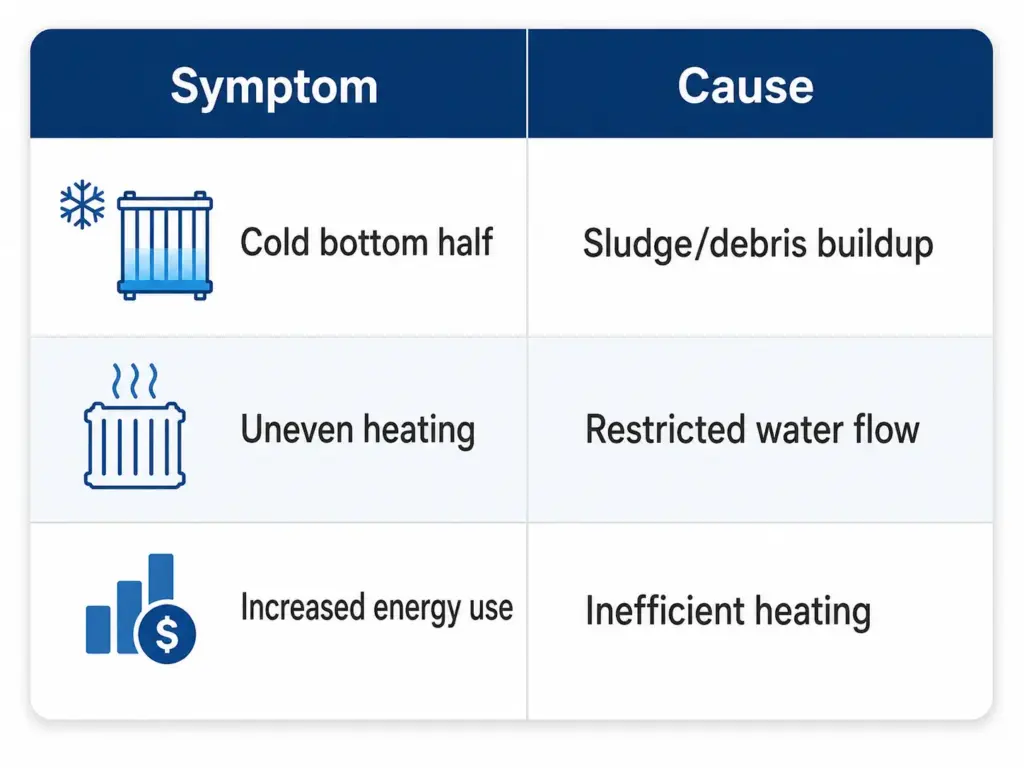 Clogged Radiators How Blockages Cause Cold Areas at the Bottom