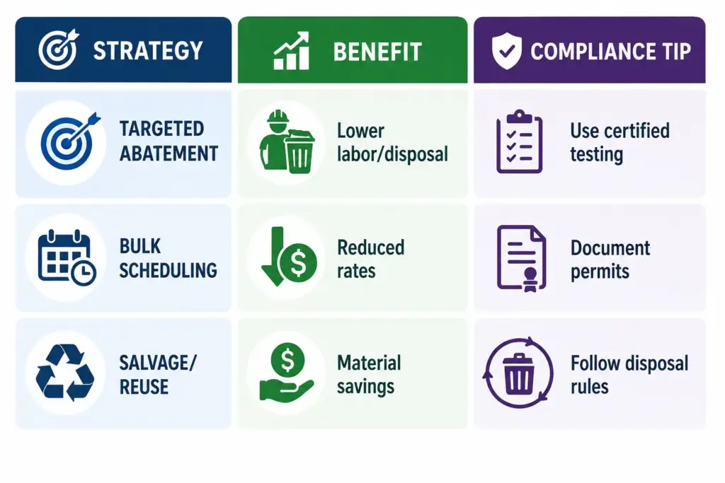 Ways to Reduce Asbestos Removal Costs Safely and Stay Compliant