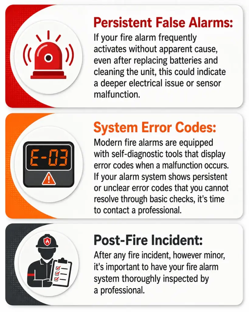 When to Seek Professional Help for Fire Alarm Issues