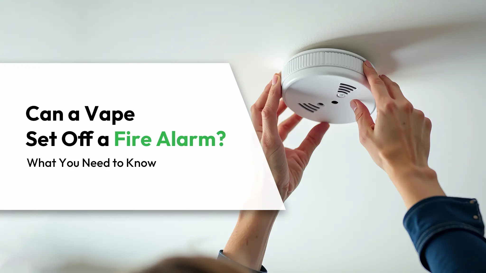 Can a Vape Set Off a Fire Alarm What You Need to Know