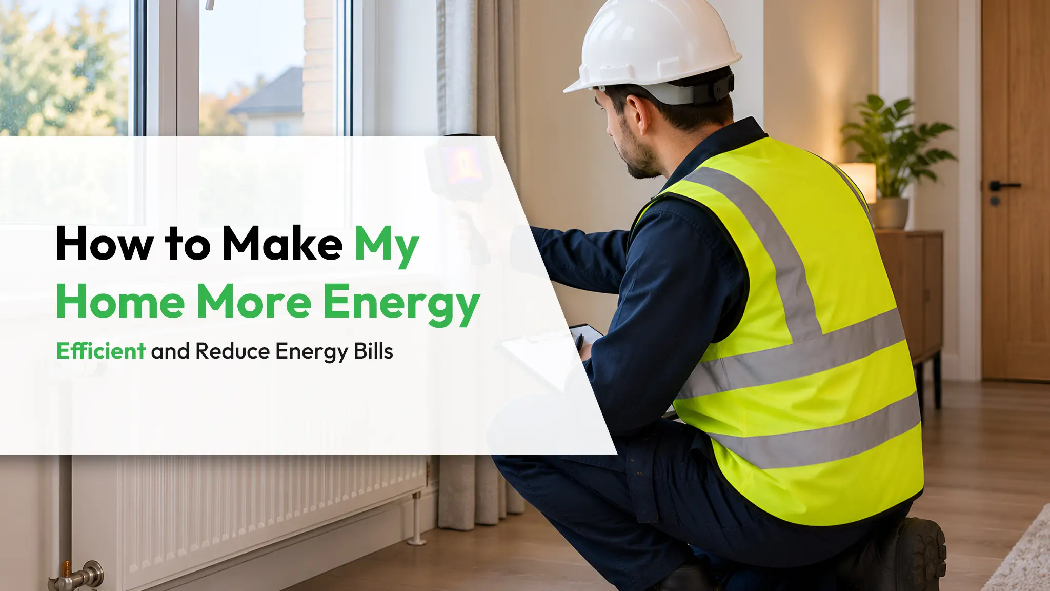 How to Make My Home More Energy Efficient and Reduce Energy Bills